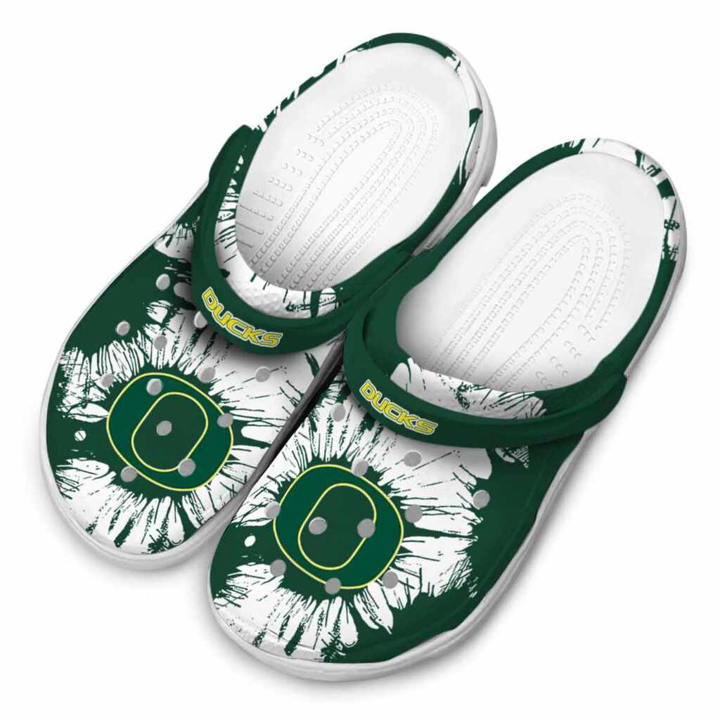 Oregon Ducks Splatter Graphics ClogTVC180145 - Image 4