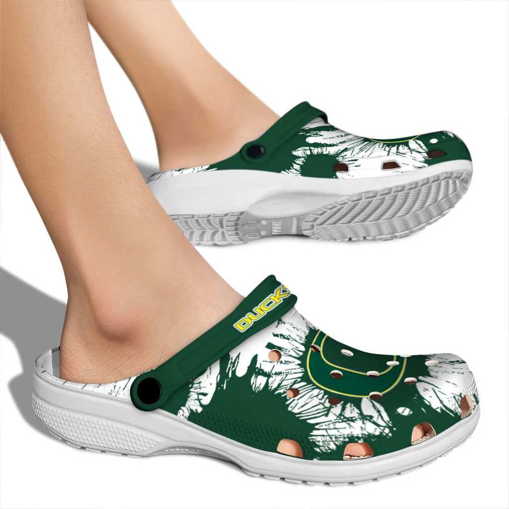 Oregon Ducks Splatter Graphics ClogTVC180145 - Image 2