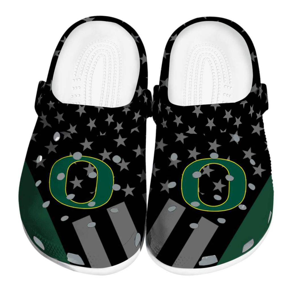 Oregon Ducks Stellar Stripes Theme ClogTVC180145