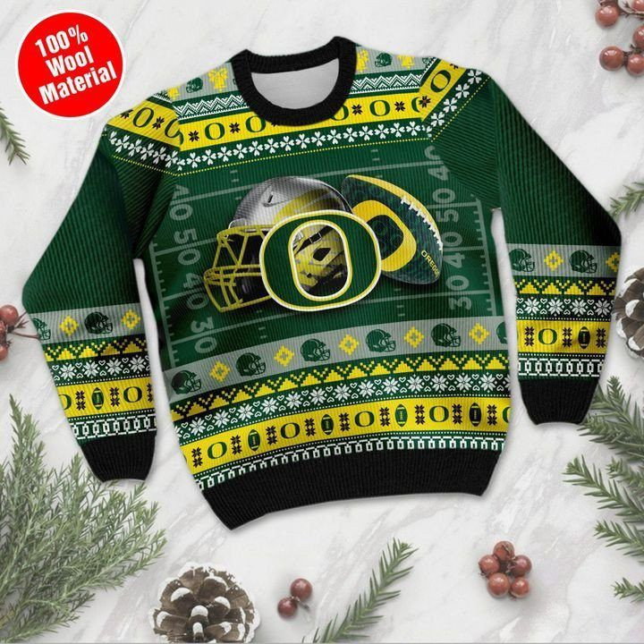 Oregon Ducks Ugly Christmas Sweater Adult 3D Funny Matching for family