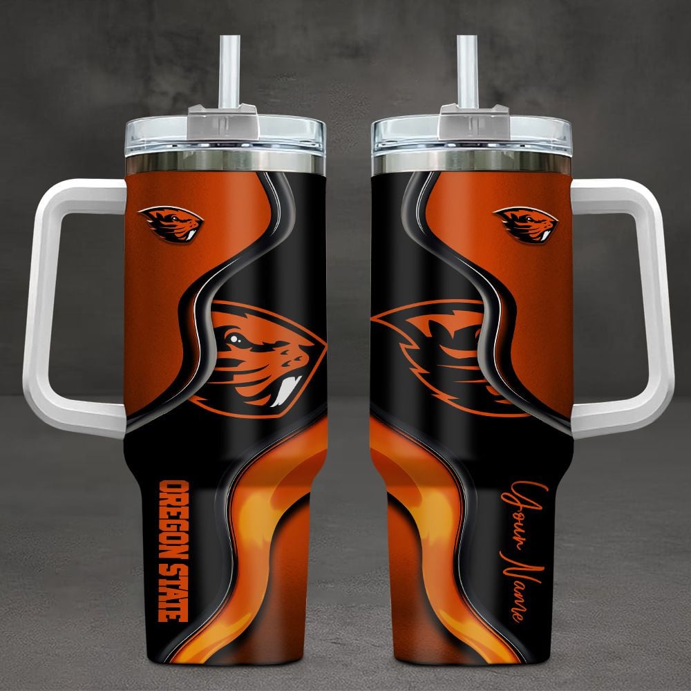 Oregon State Beavers NCAA Custom Stanley Cup 40 oz 30 oz Tumbler With HandleTVC2301103