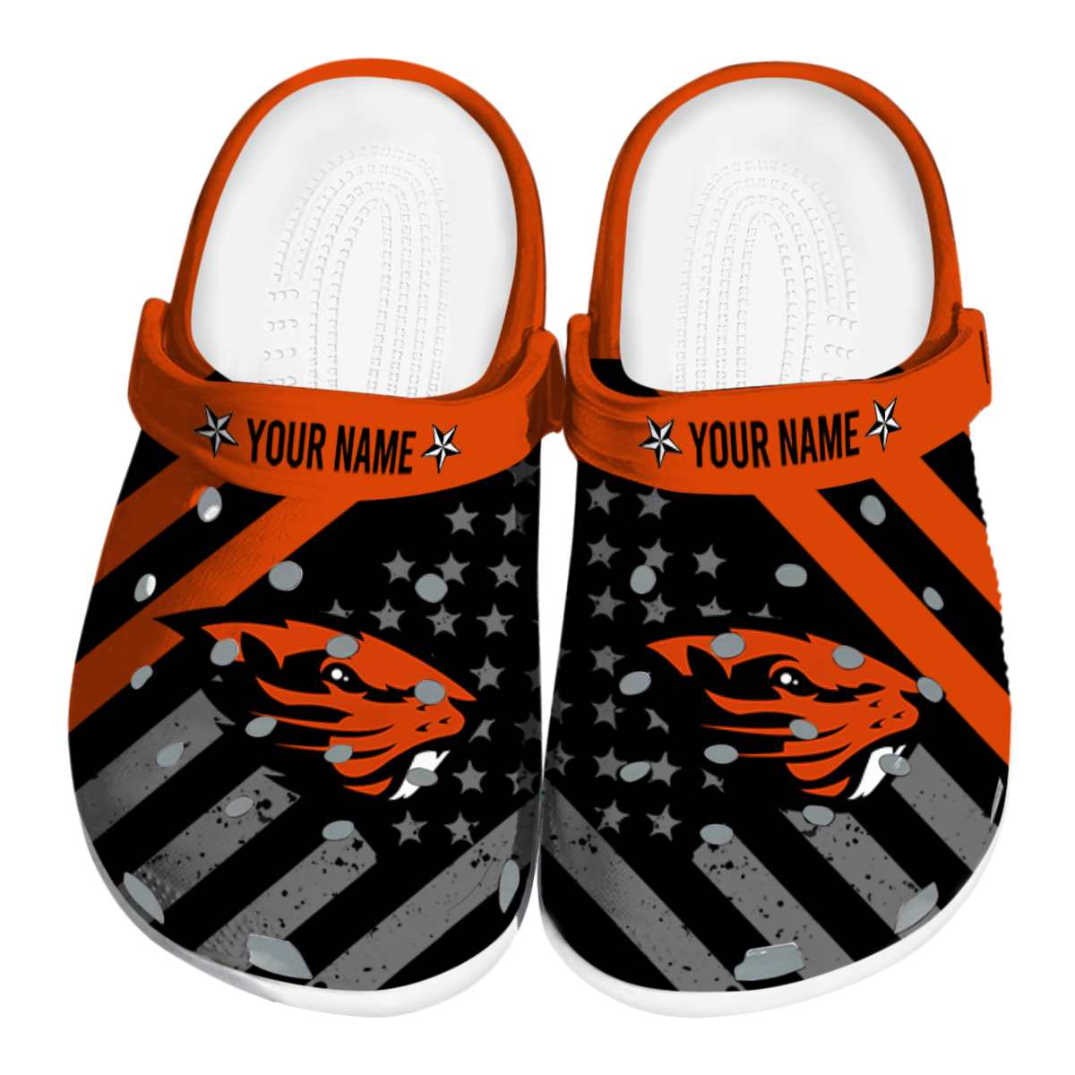 Oregon State Beavers NCAA Sport Crocs Crocband Clogs Shoes Comfortable For Men Women and Kids