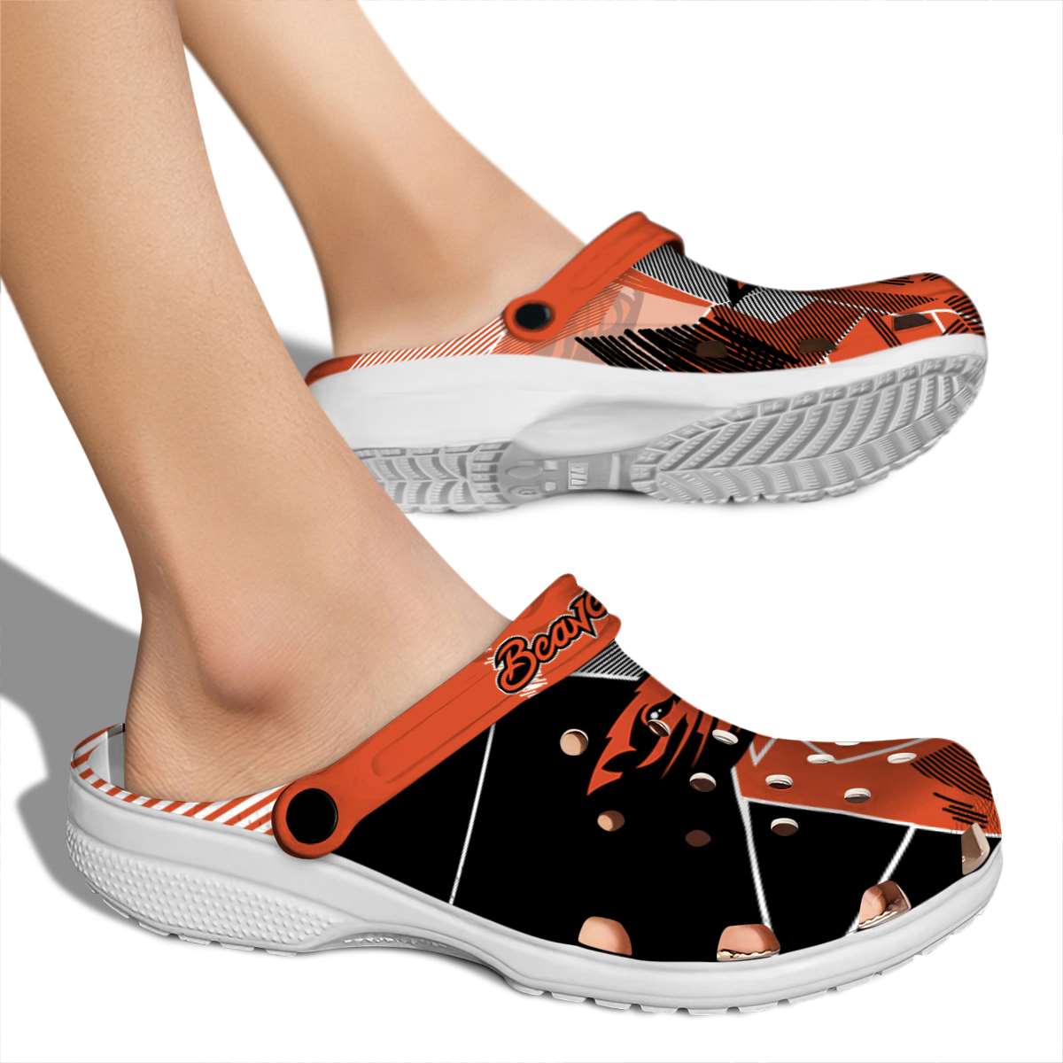 Oregon State Beavers NCAA Sport Crocs Crocband Clogs Shoes Comfortable For Men Women and Kids - Image 2