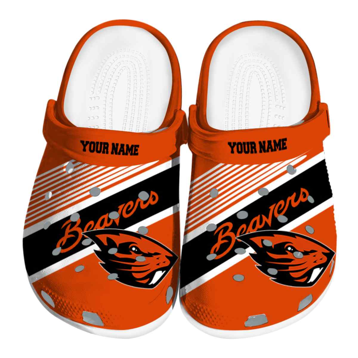 Oregon State Beavers NCAA Sport Crocs Crocband Clogs Shoes Comfortable For Men Women and Kids