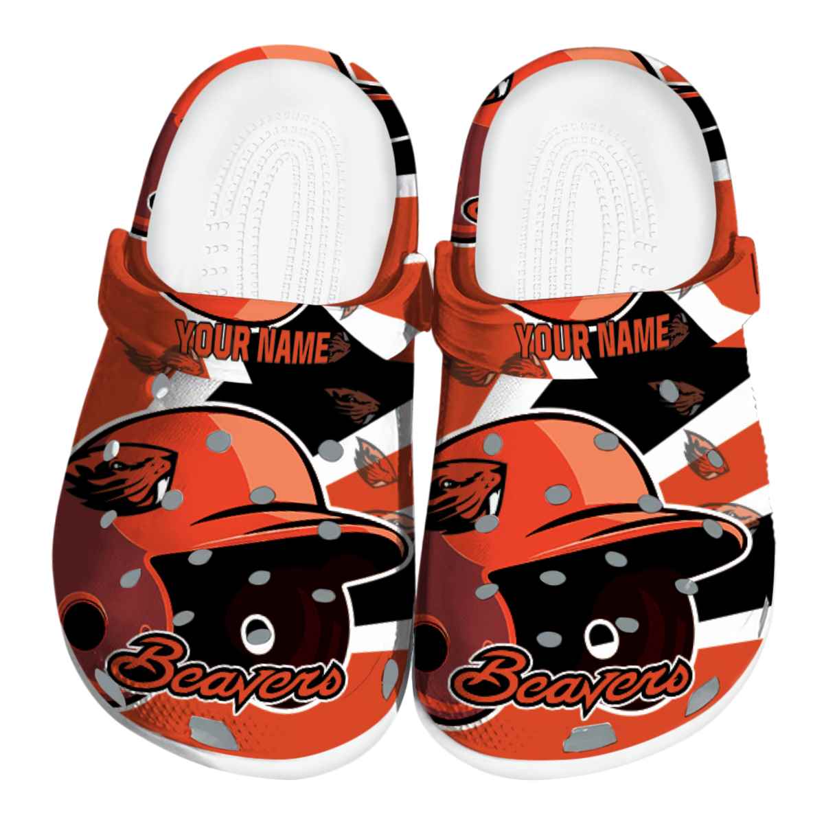 Oregon State Beavers NCAA Sport Crocs Crocband Clogs Shoes Comfortable For Men Women and Kids