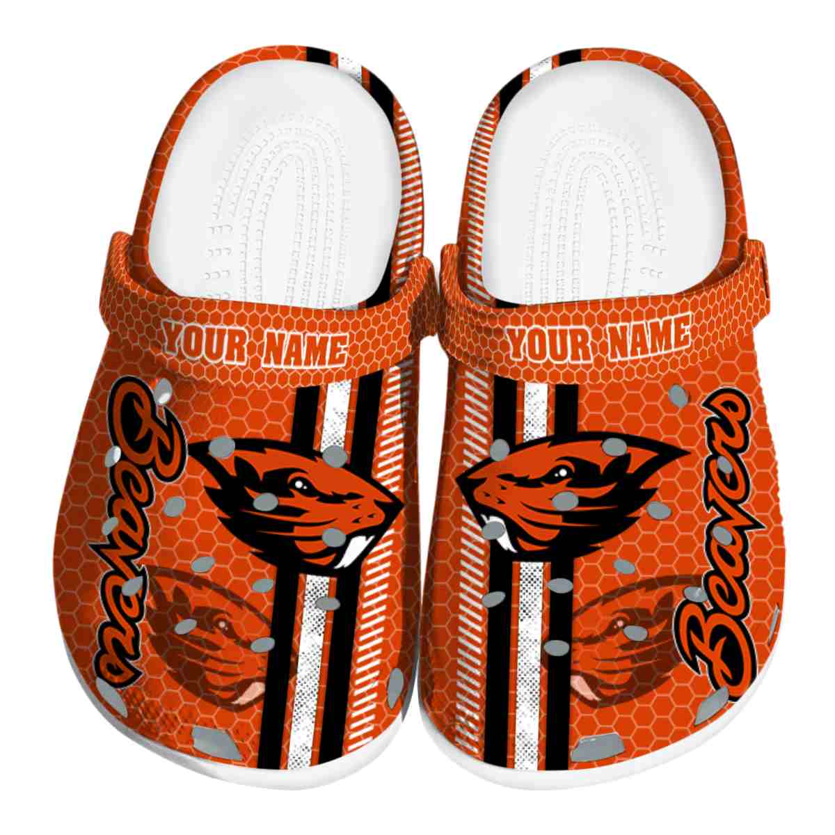 Oregon State Beavers NCAA Sport Crocs Crocband Clogs Shoes Comfortable For Men Women and Kids