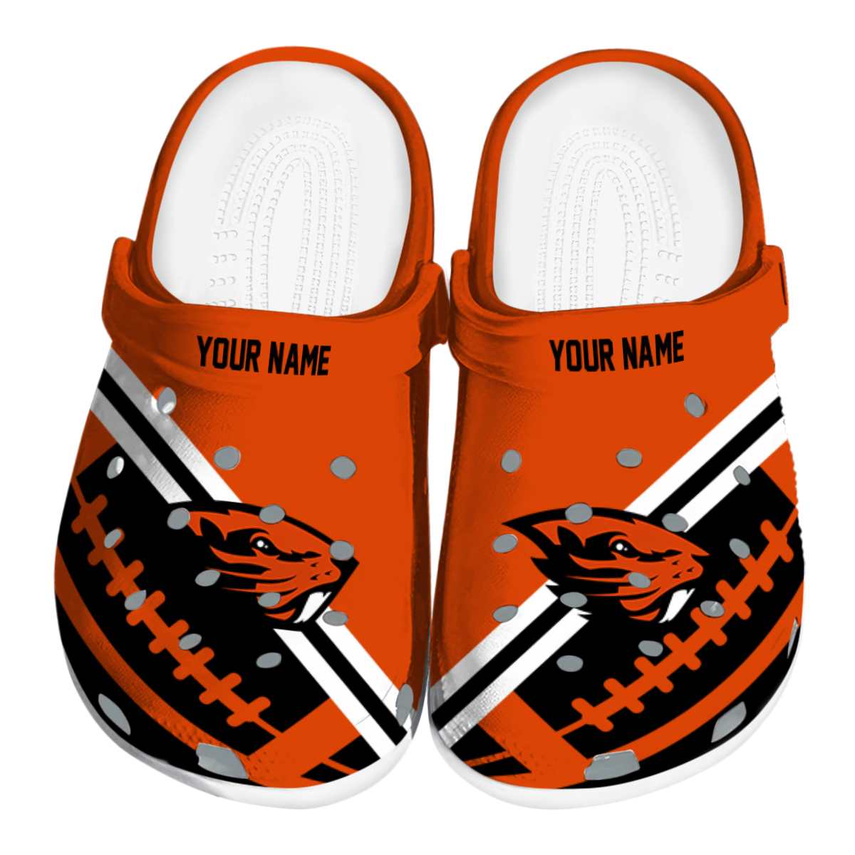 Oregon State Beavers NCAA Sport Crocs Crocband Clogs Shoes Comfortable For Men Women and Kids