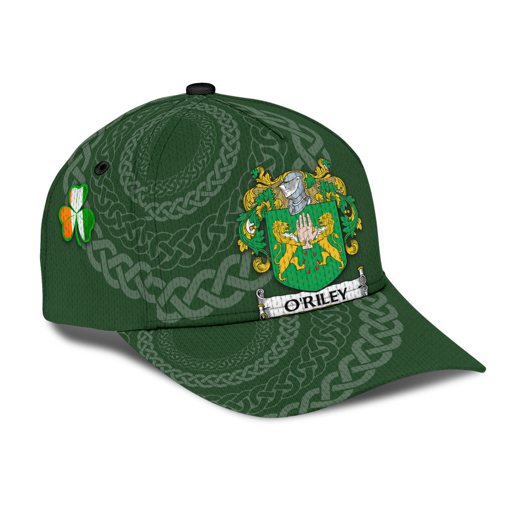 Oriley Coat Of Arms - Irish Family Crest St Patrick's Day Hat Classic Cap Trucker Hats Custom Hats Gifts For Men & Women