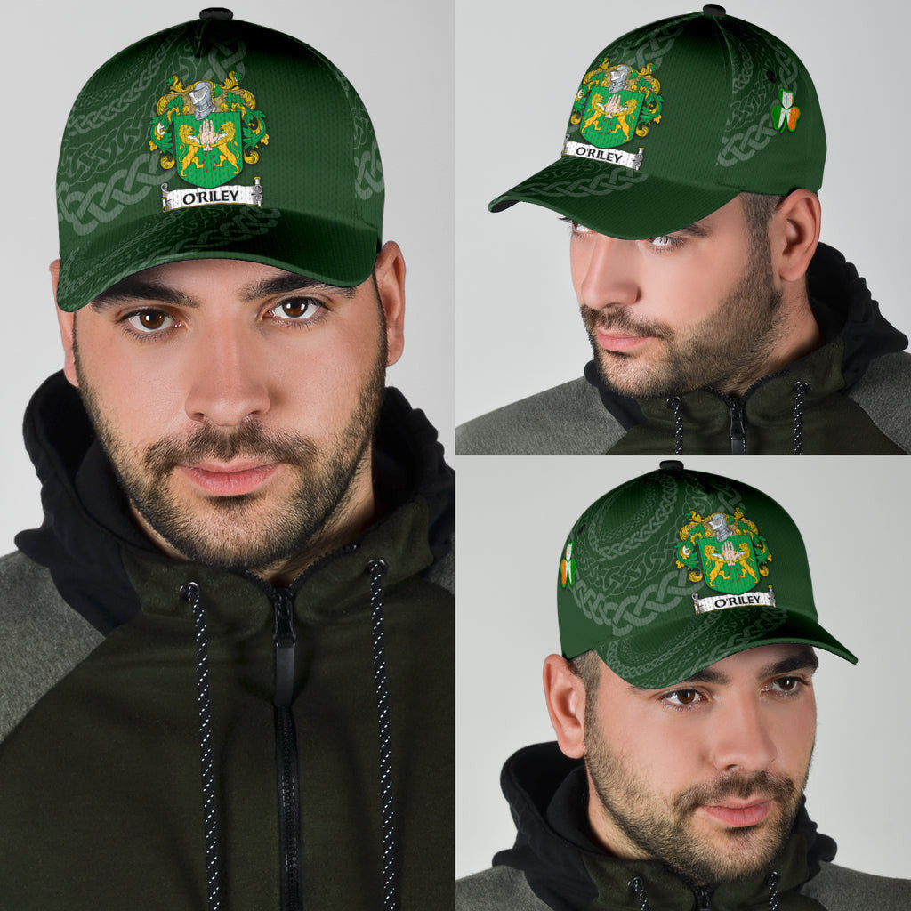 Oriley Coat Of Arms - Irish Family Crest St Patrick's Day Hat Classic Cap Trucker Hats Custom Hats Gifts For Men & Women