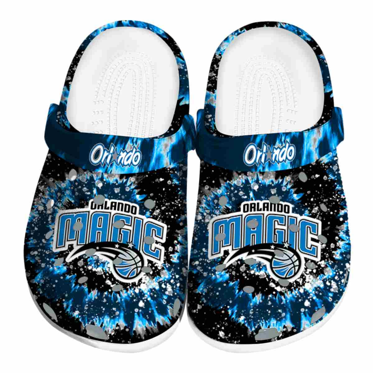 Orlando Magic NBA Sport Crocs Crocband Clogs Shoes Comfortable For Men Women and Kids