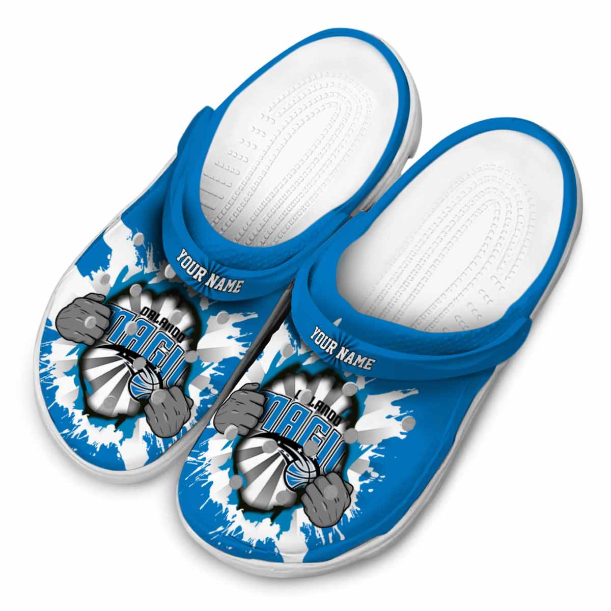Orlando Magic NBA Sport Crocs Crocband Clogs Shoes Comfortable For Men Women and Kids - Image 4