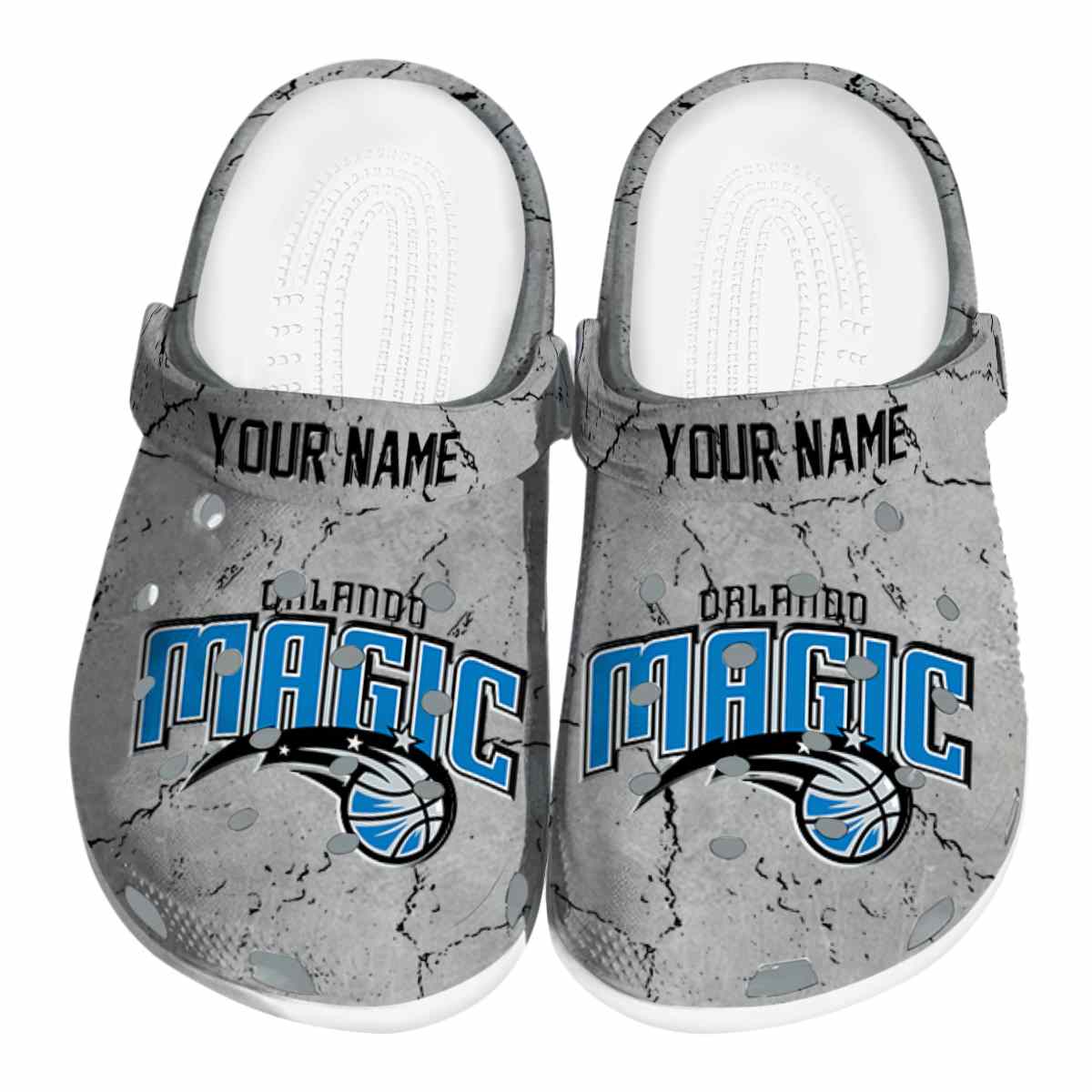 Orlando Magic NBA Sport Crocs Crocband Clogs Shoes Comfortable For Men Women and Kids