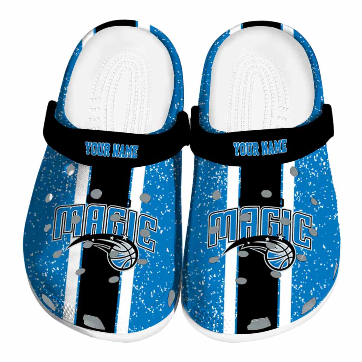 Orlando Magic NBA Sport Crocs Crocband Clogs Shoes Comfortable For Men Women and Kids