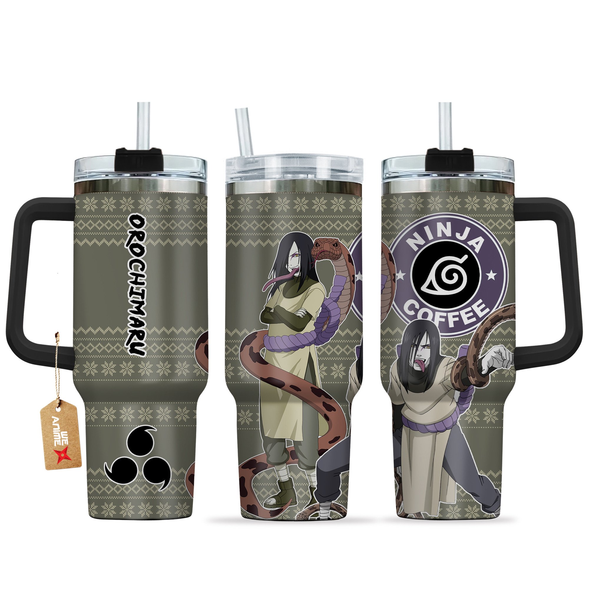 Orochimaru Naruto Anime Custom Stanley Cup 40 oz 30 oz Tumbler With HandleTVC2301163