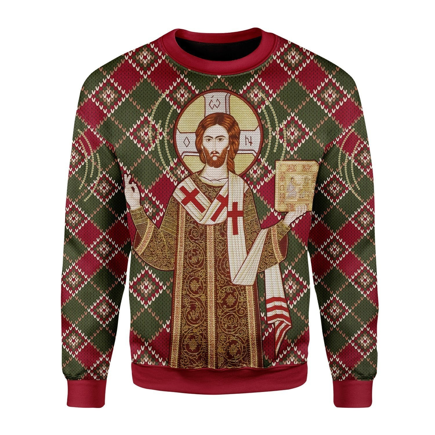 Orthodox Christianity Ugly Christmas Sweater Adult 3D Funny Matching for family