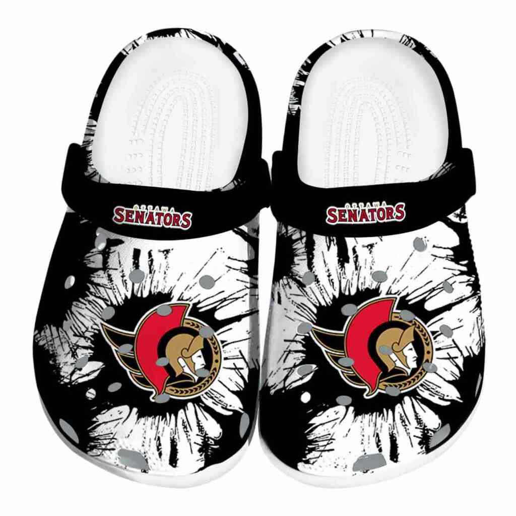 Ottawa Senators Splatter Graphics ClogTVC1801899