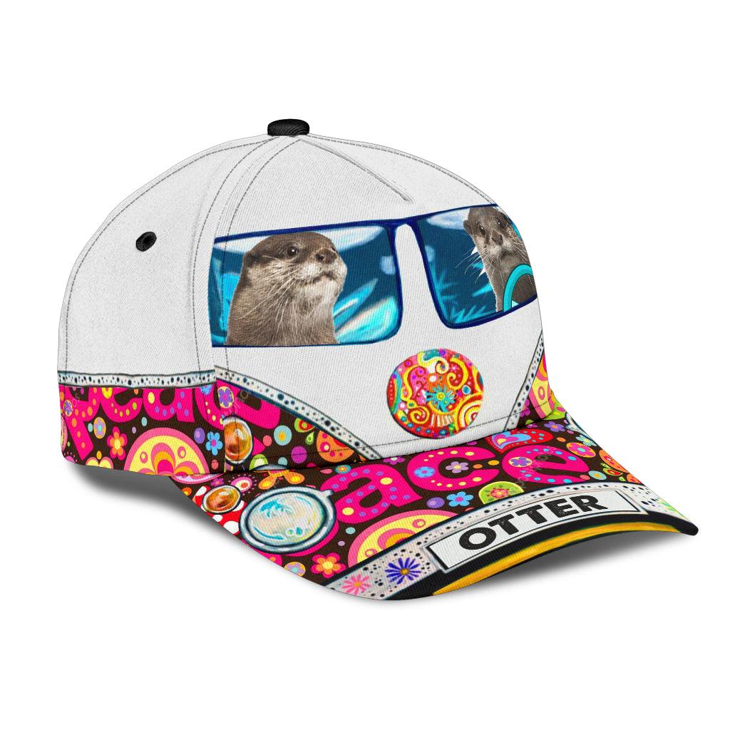 Otter Classic Cap, Gift for Hippie Life, Hippie Lovers Trucker Hats Custom Hats Gifts For Men & Women