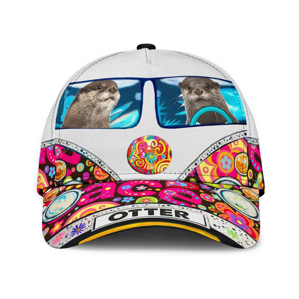 Otter Classic Cap, Gift for Hippie Life, Hippie Lovers Trucker Hats Custom Hats Gifts For Men & Women