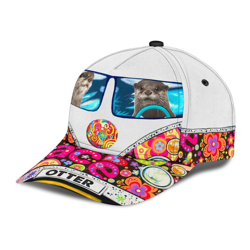 Otter Classic Cap, Gift for Hippie Life, Hippie Lovers Trucker Hats Custom Hats Gifts For Men & Women