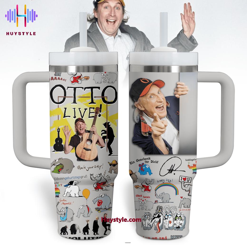 Otto Waalkes Music Custom Stanley Cup 40 oz 30 oz Tumbler With HandleTVC2301700
