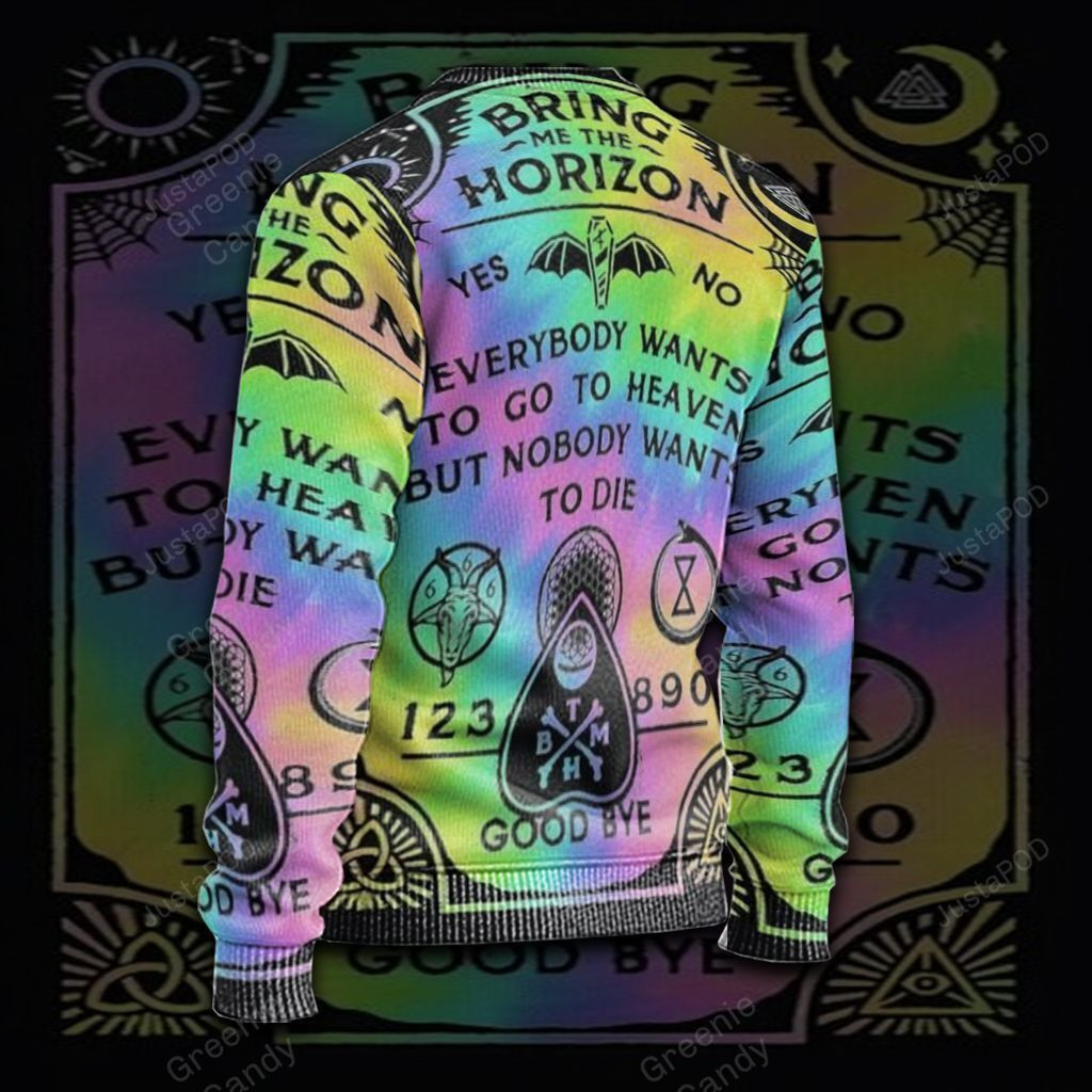 Ouija Ugly Christmas Sweater Adult 3D Funny Matching for family