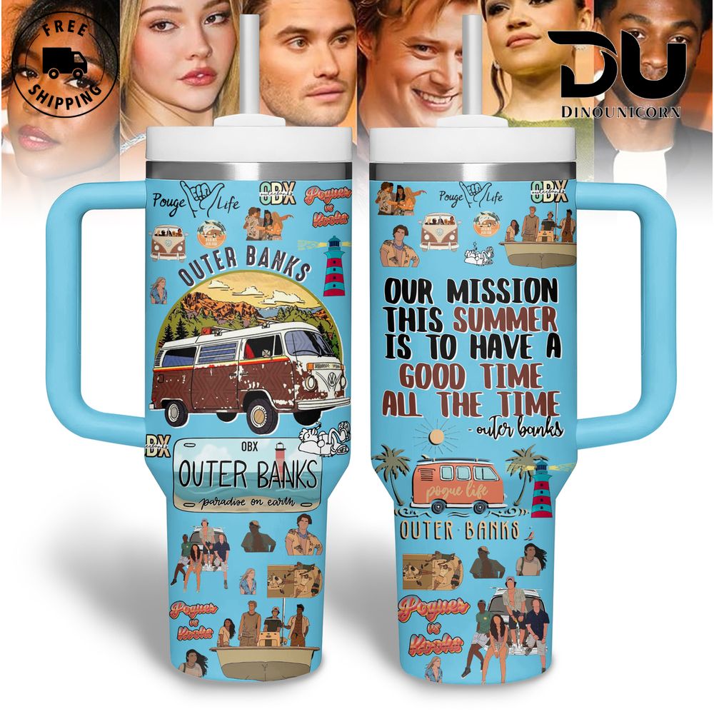 Outer Banks TV Series Custom Stanley Cup 40 oz 30 oz Tumbler With HandleTVC2301708