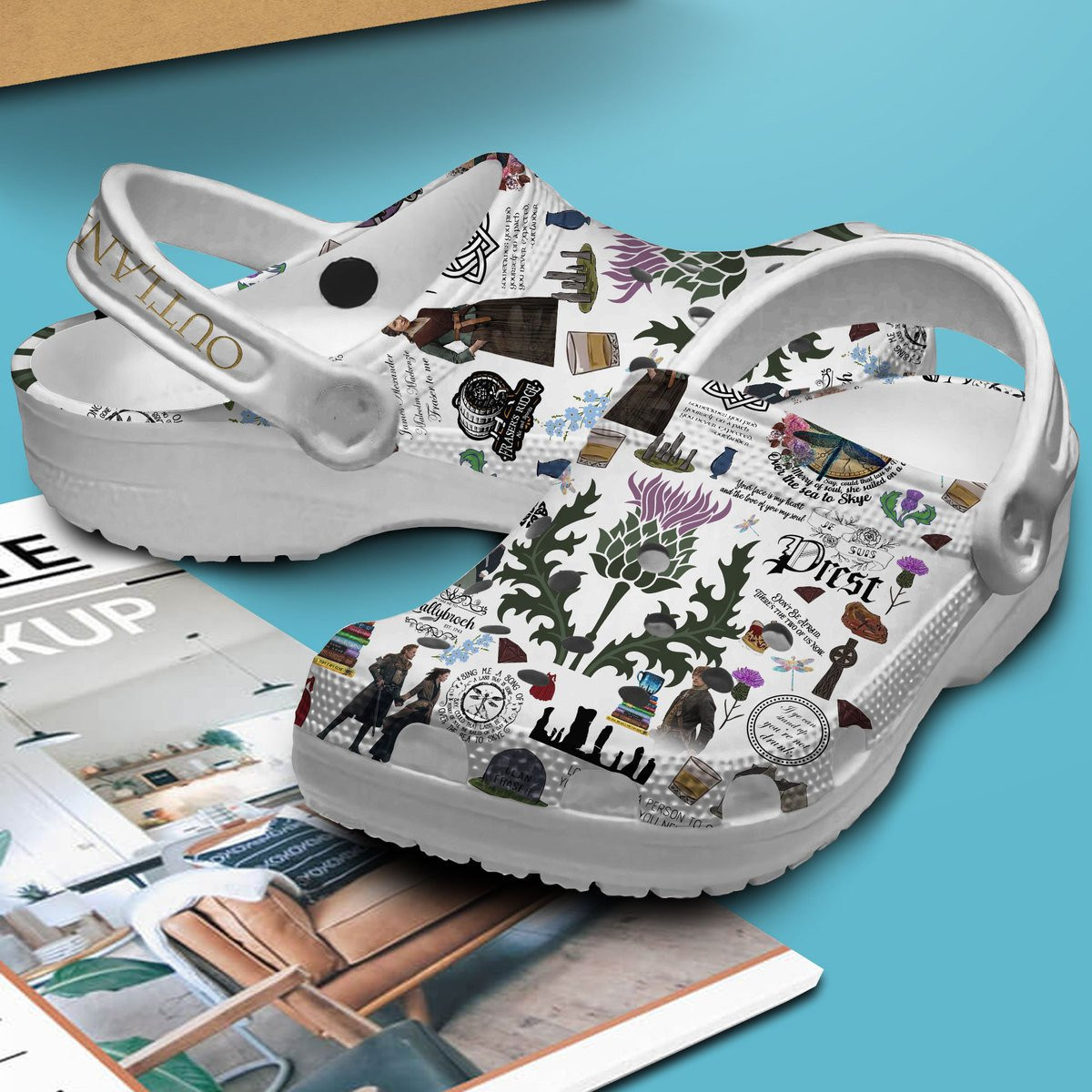 Outlander TV Series Crocs Crocband Clogs Shoes Comfortable For Men Women and Kids - Image 2