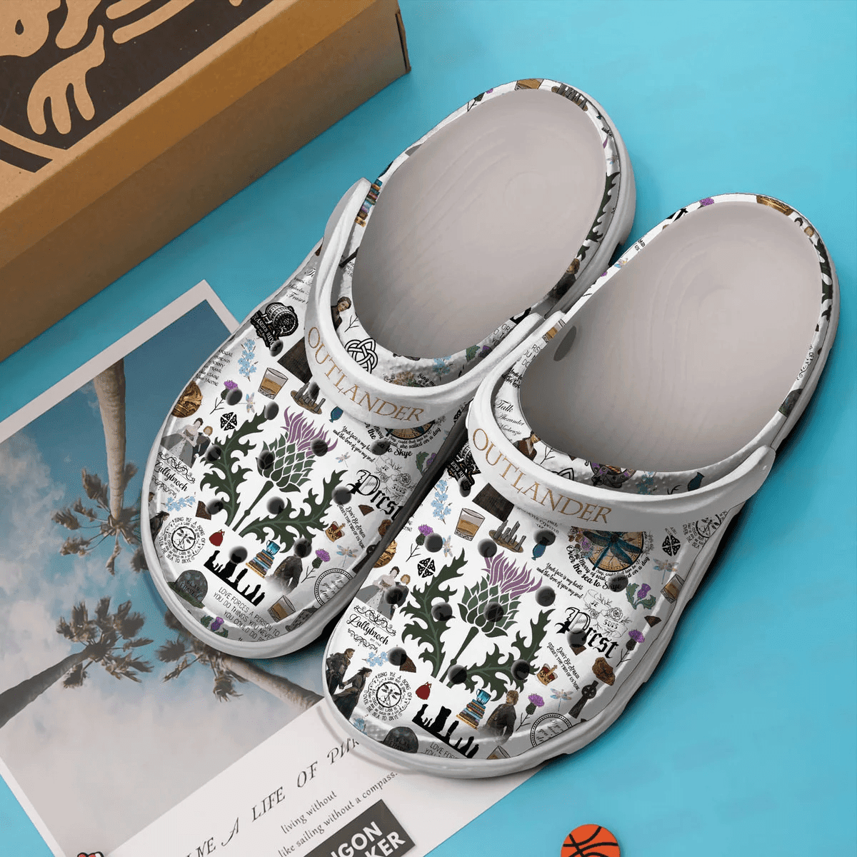 Outlander TV Series Crocs Crocband Clogs Shoes Comfortable For Men Women and Kids - Image 3