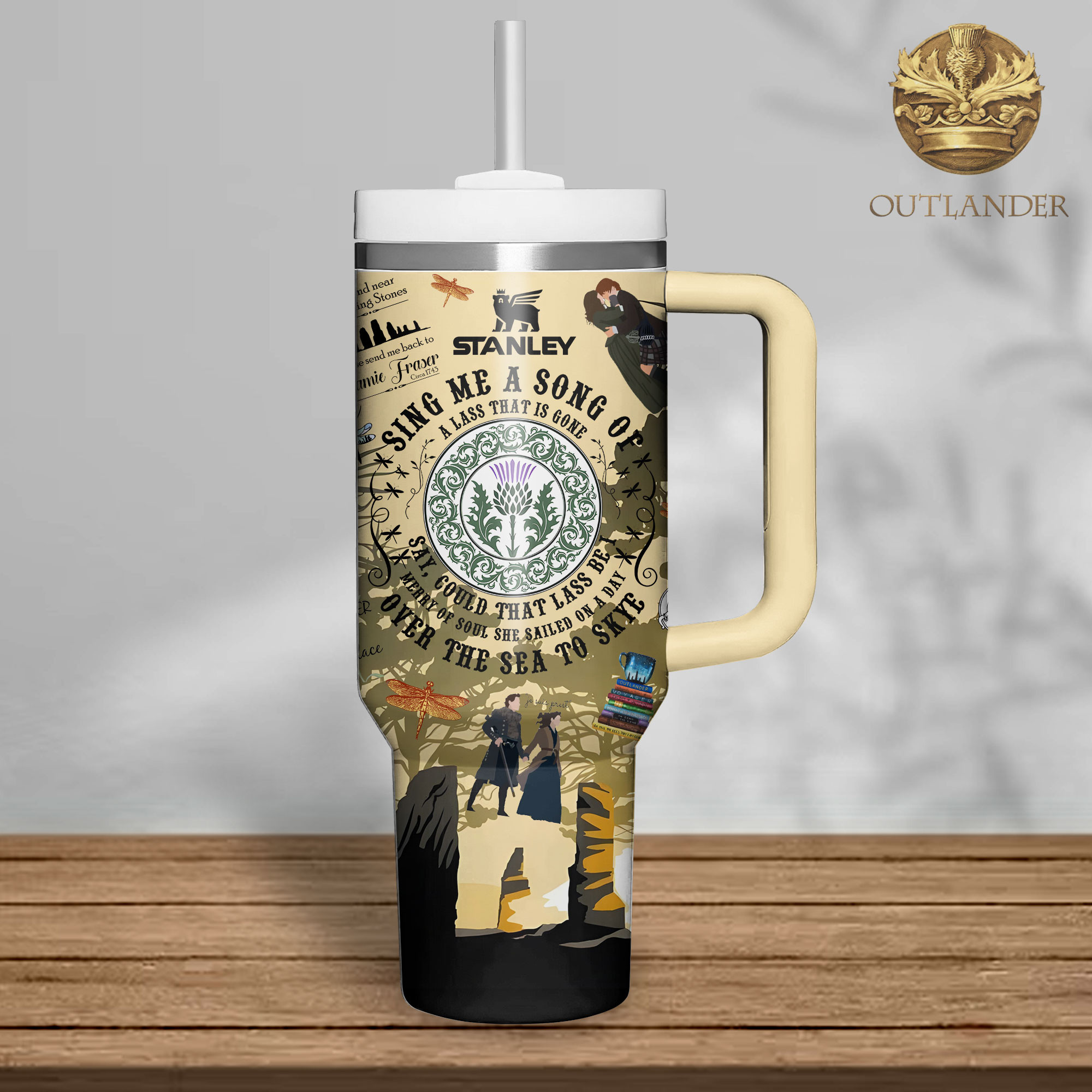 Outlander TV Series Custom Stanley Cup 40 oz 30 oz Tumbler With HandleTVC2301342 - Image 3