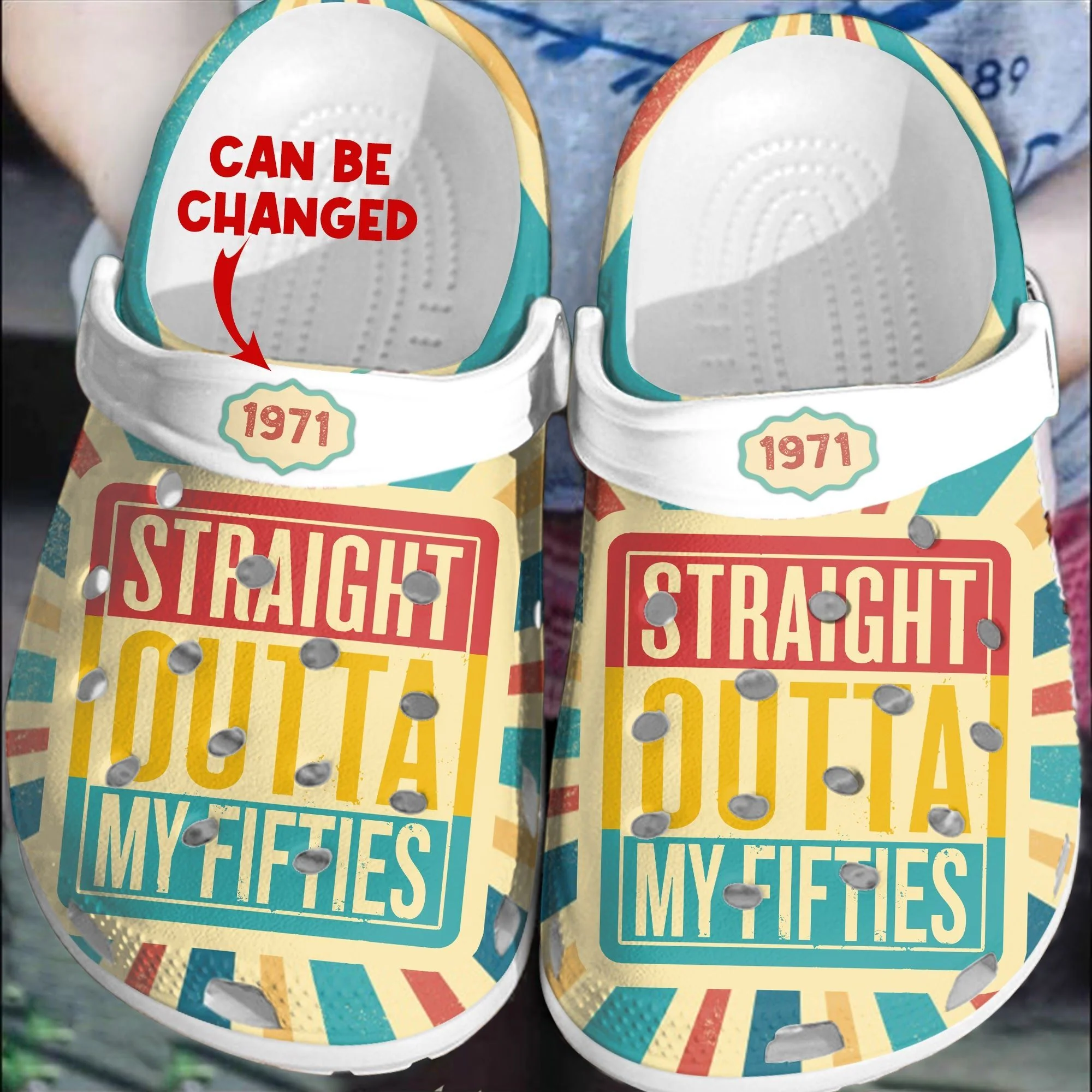 Outta Fifties Vintage Crocs VIN-6 Crocs Crocband Clogs Shoes For Men Women