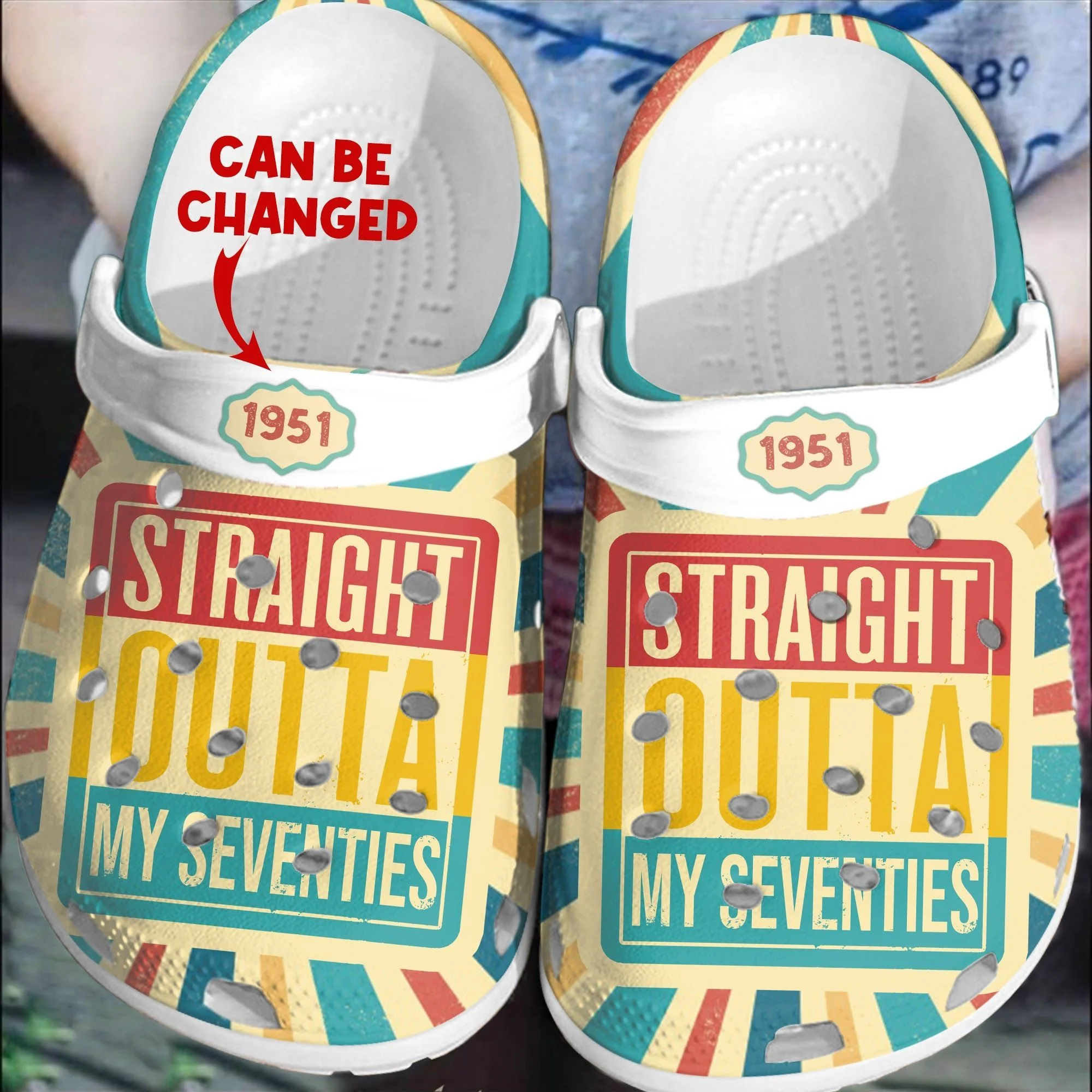 Outta Seventies Vintage Crocs VIN-8 Crocs Crocband Clogs Shoes For Men Women