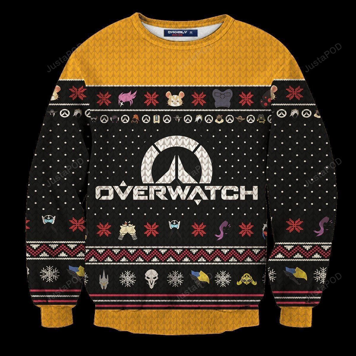Overwatch Ugly Christmas Sweater Adult 3D Funny Matching for family