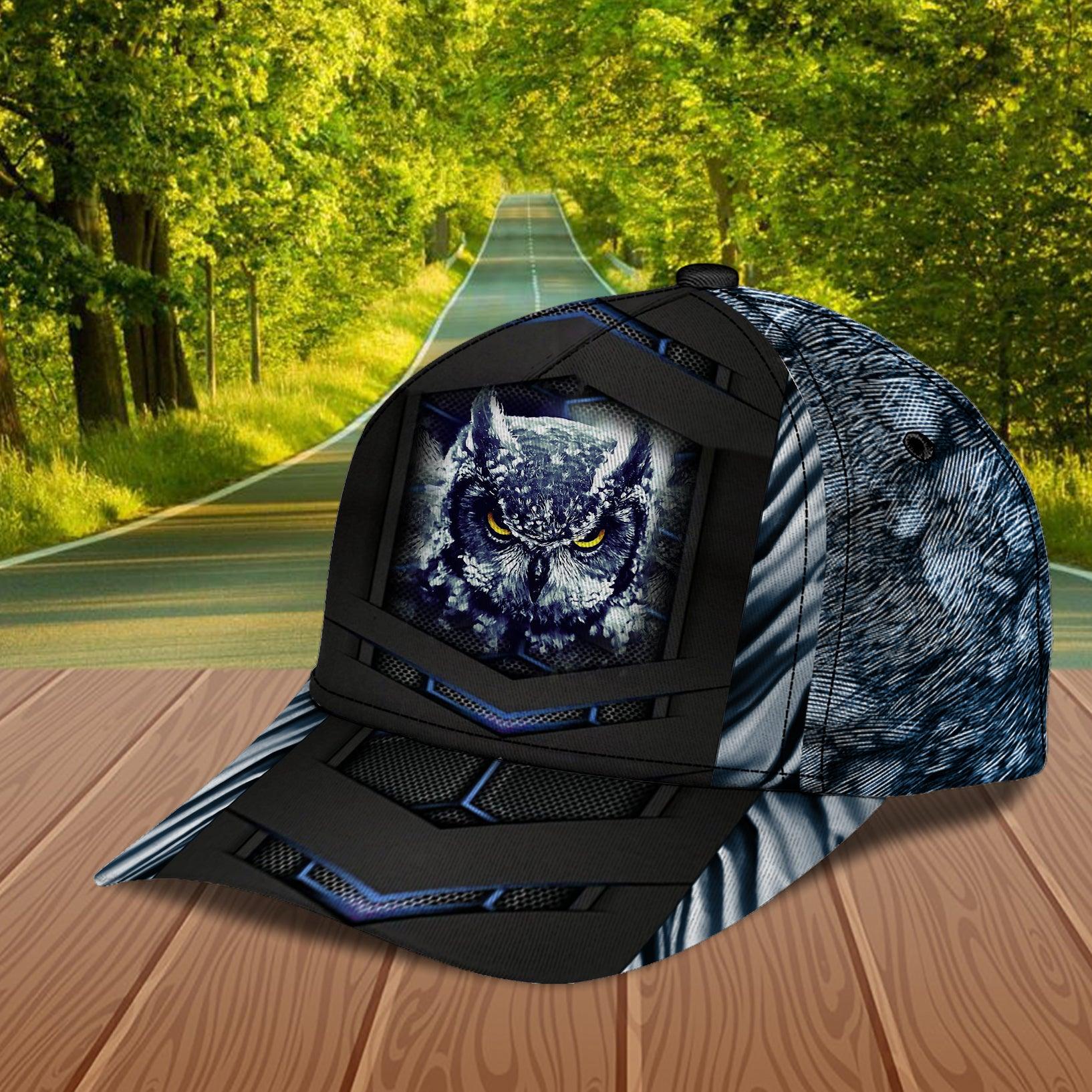 Owl Classic Cap, Gift for Owl Lovers Trucker Hats Custom Hats Gifts For Men & Women
