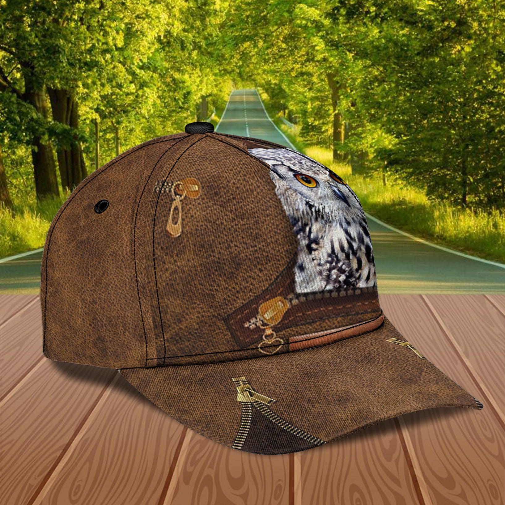 Owl Classic Cap, Gift for Owl Lovers Trucker Hats Custom Hats Gifts For Men & Women