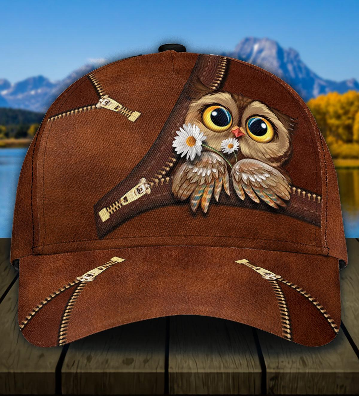 Owl Classic Cap, Gift for Owl Lovers Trucker Hats Custom Hats Gifts For Men & Women