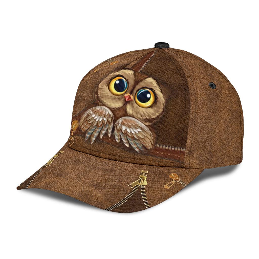 Owl Classic Cap, Gift for Owl Lovers Trucker Hats Custom Hats Gifts For Men & Women