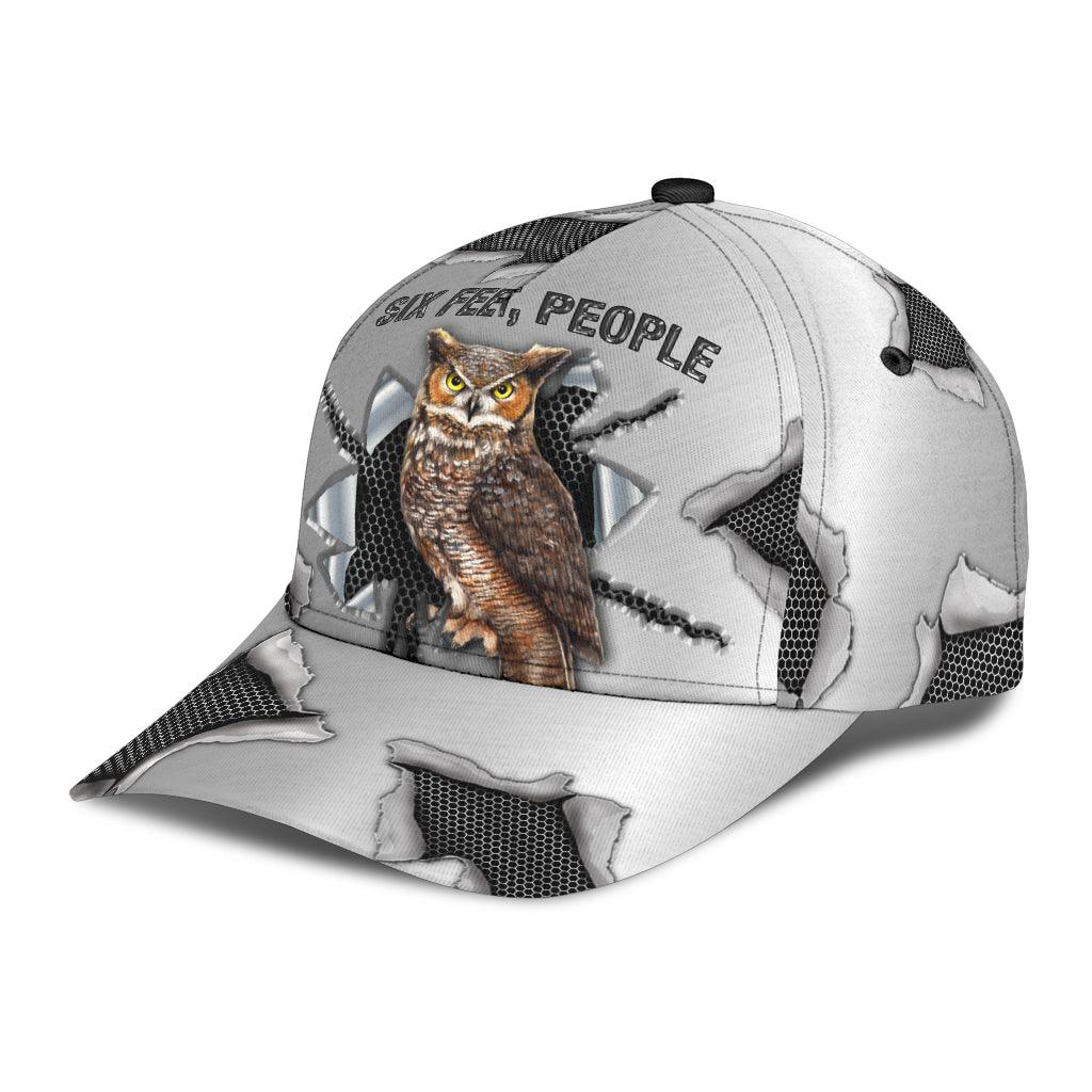 Owl Classic Cap, Gift for Owl Lovers Trucker Hats Custom Hats Gifts For Men & Women