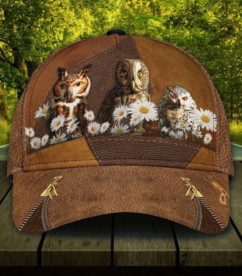 Owl Classic Cap, Gift for Owl Lovers Trucker Hats Custom Hats Gifts For Men & Women