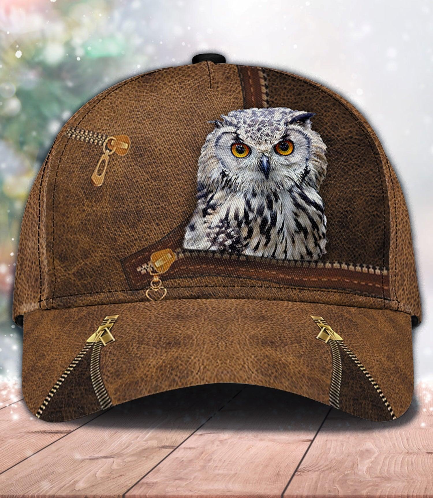 Owl Classic Cap, Gift for Owl Lovers Trucker Hats Custom Hats Gifts For Men & Women