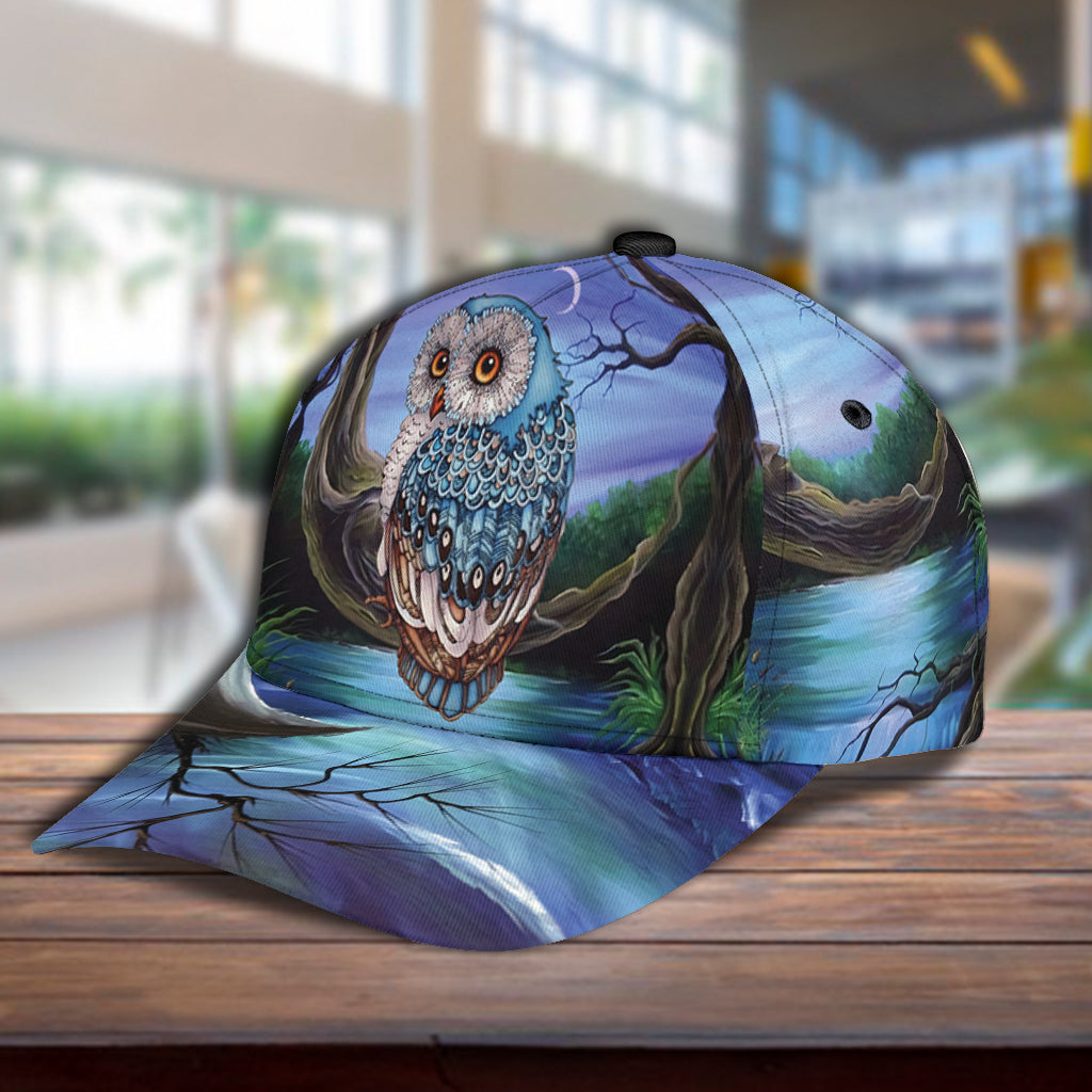 Owl Classic Cap, Gift for Owl Lovers Trucker Hats Custom Hats Gifts For Men & Women