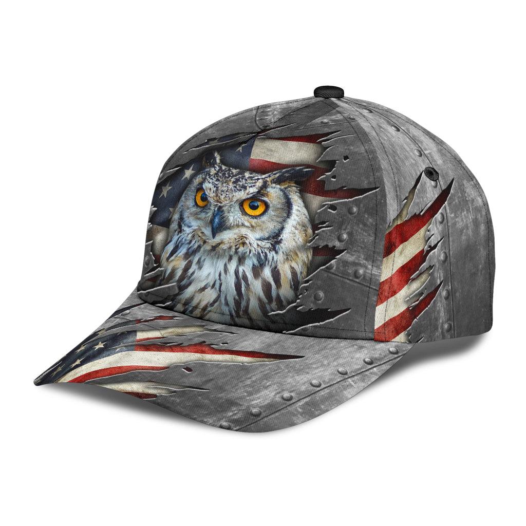 Owl Classic Cap, Gift for Owl Lovers Trucker Hats Custom Hats Gifts For Men & Women