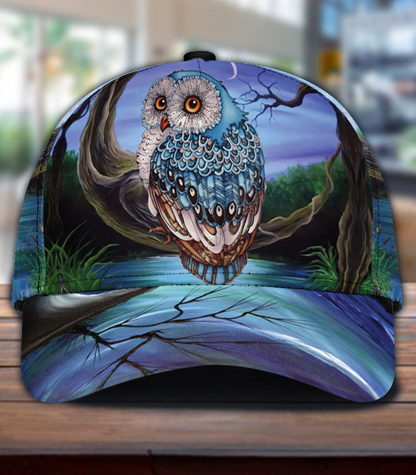 Owl Classic Cap, Gift for Owl Lovers Trucker Hats Custom Hats Gifts For Men & Women