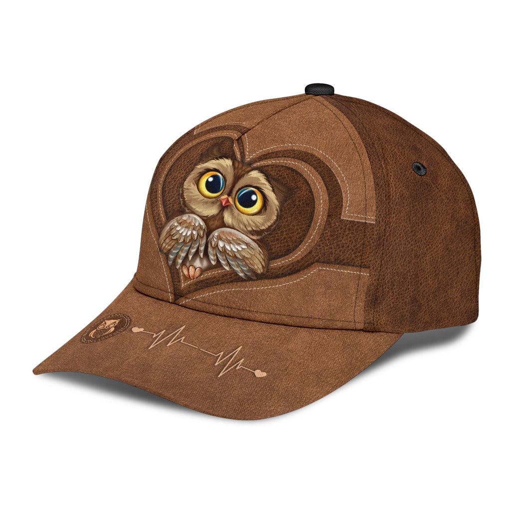 Owl Classic Cap, Gift for Owl Lovers Trucker Hats Custom Hats Gifts For Men & Women