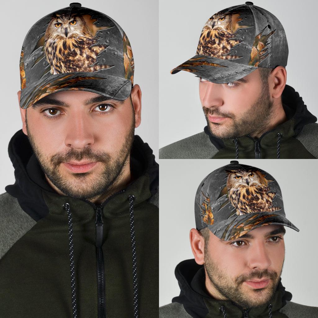 Owl Classic Cap, Gift for Owl Lovers Trucker Hats Custom Hats Gifts For Men & Women