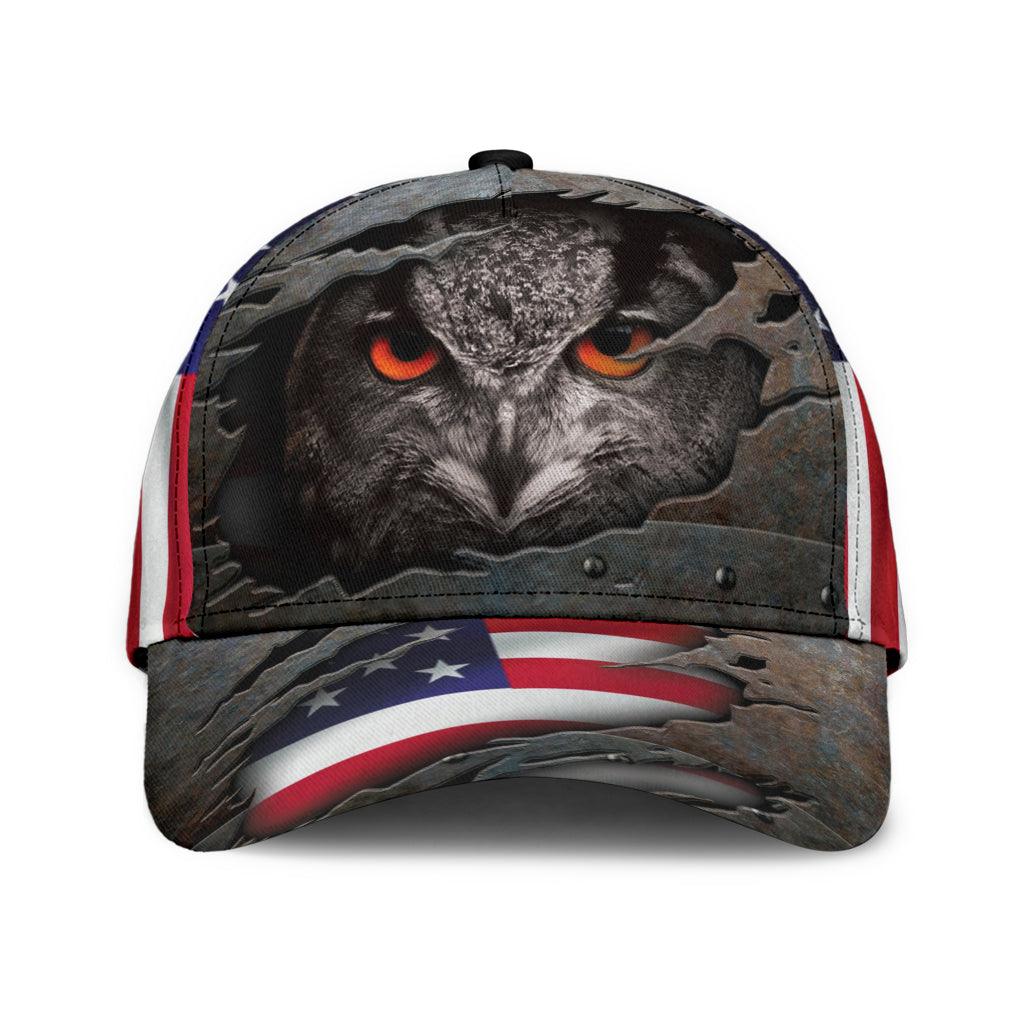 Owl Classic Cap, Gift for Owl Lovers Trucker Hats Custom Hats Gifts For Men & Women