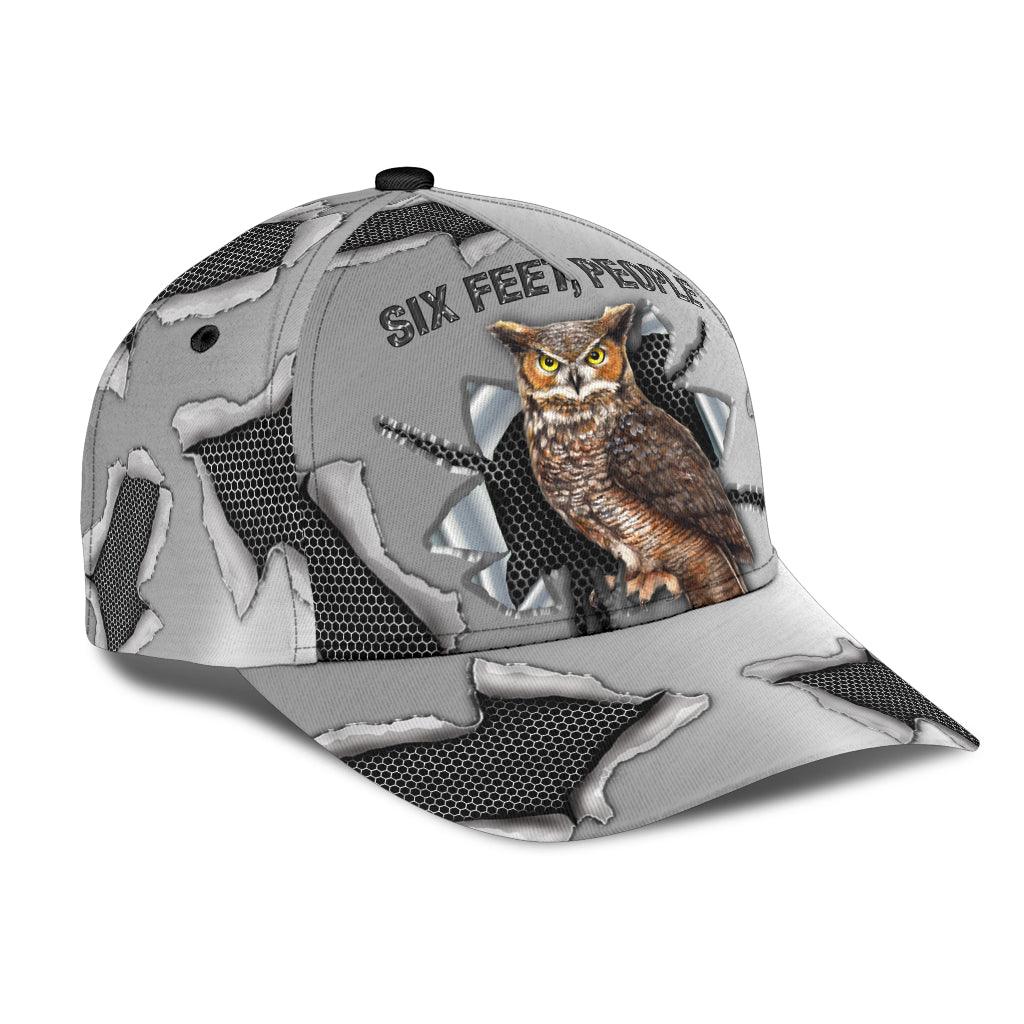 Owl Classic Cap, Gift for Owl Lovers Trucker Hats Custom Hats Gifts For Men & Women