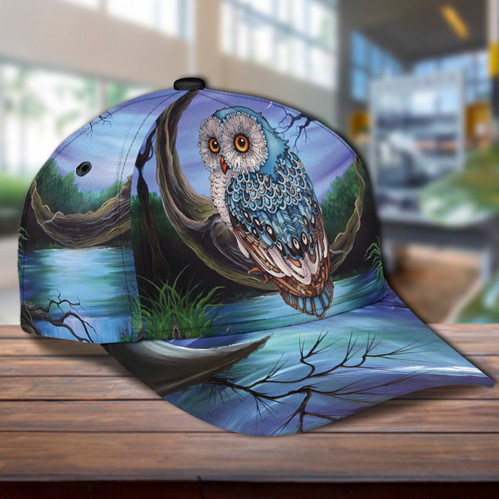 Owl Classic Cap, Gift for Owl Lovers Trucker Hats Custom Hats Gifts For Men & Women