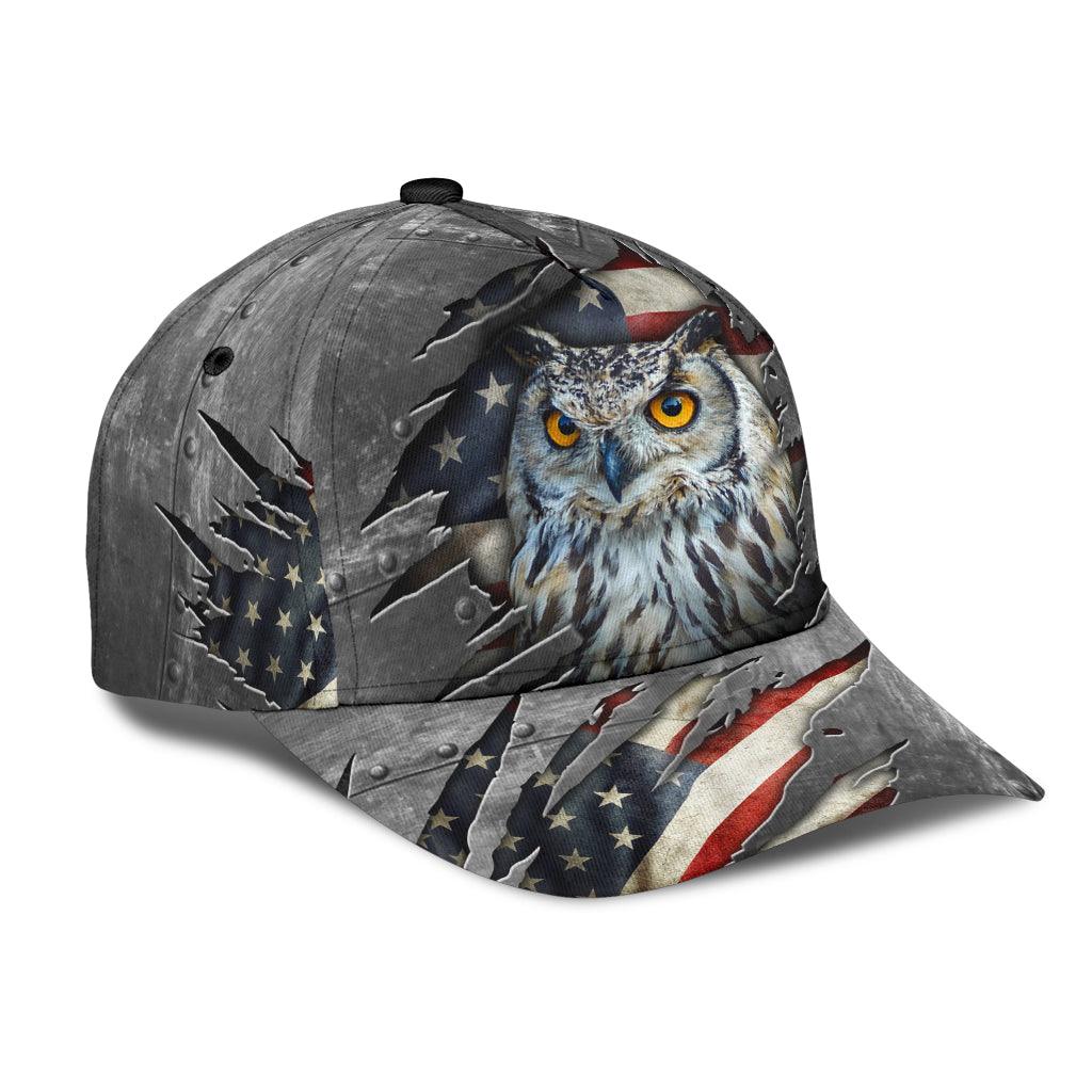 Owl Classic Cap, Gift for Owl Lovers Trucker Hats Custom Hats Gifts For Men & Women