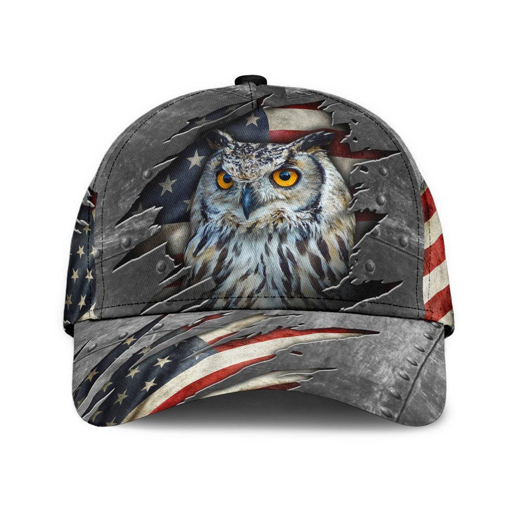 Owl Classic Cap, Gift for Owl Lovers Trucker Hats Custom Hats Gifts For Men & Women
