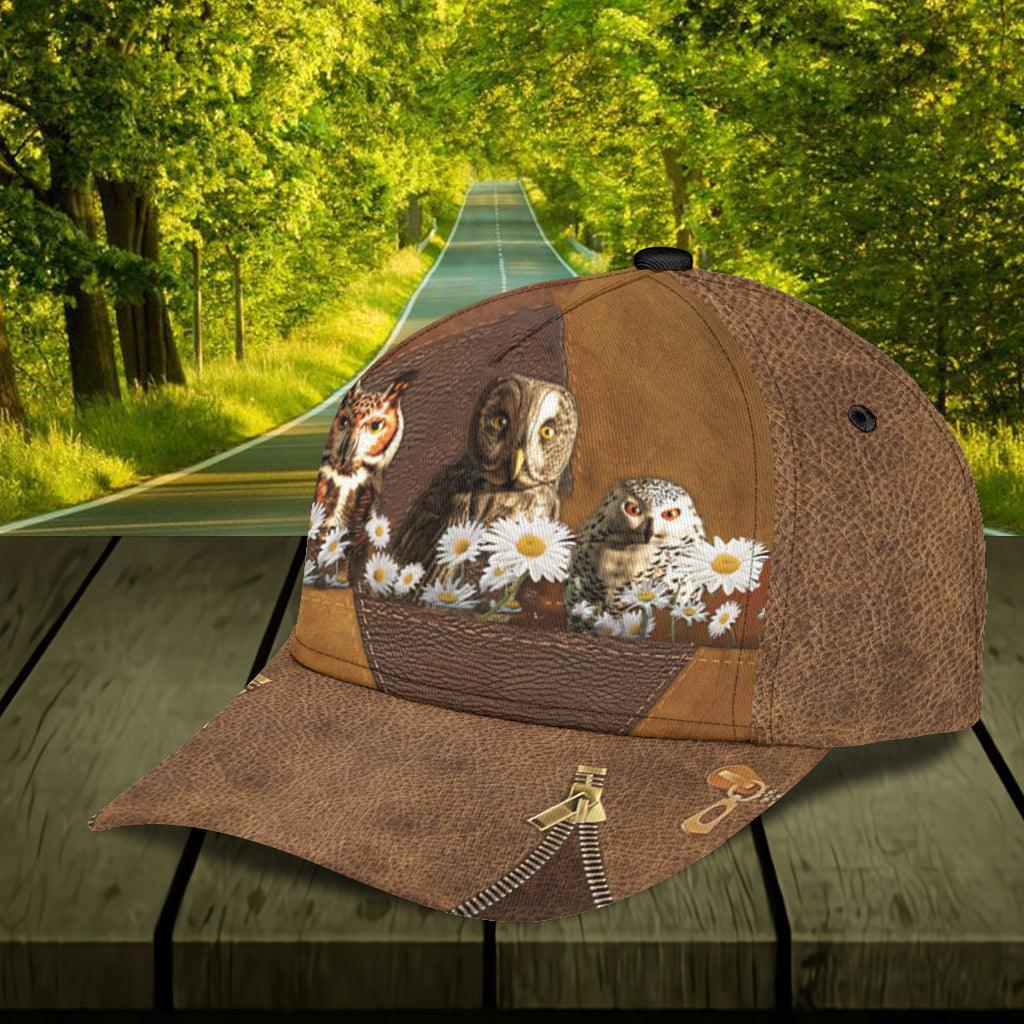Owl Classic Cap, Gift for Owl Lovers Trucker Hats Custom Hats Gifts For Men & Women